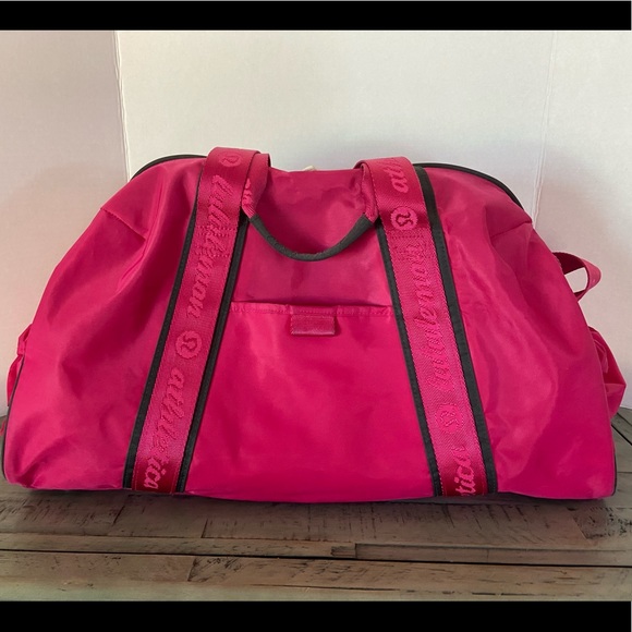Lululemon Fuchsia gym/ weekend bag - OS - Picture 3 of 6